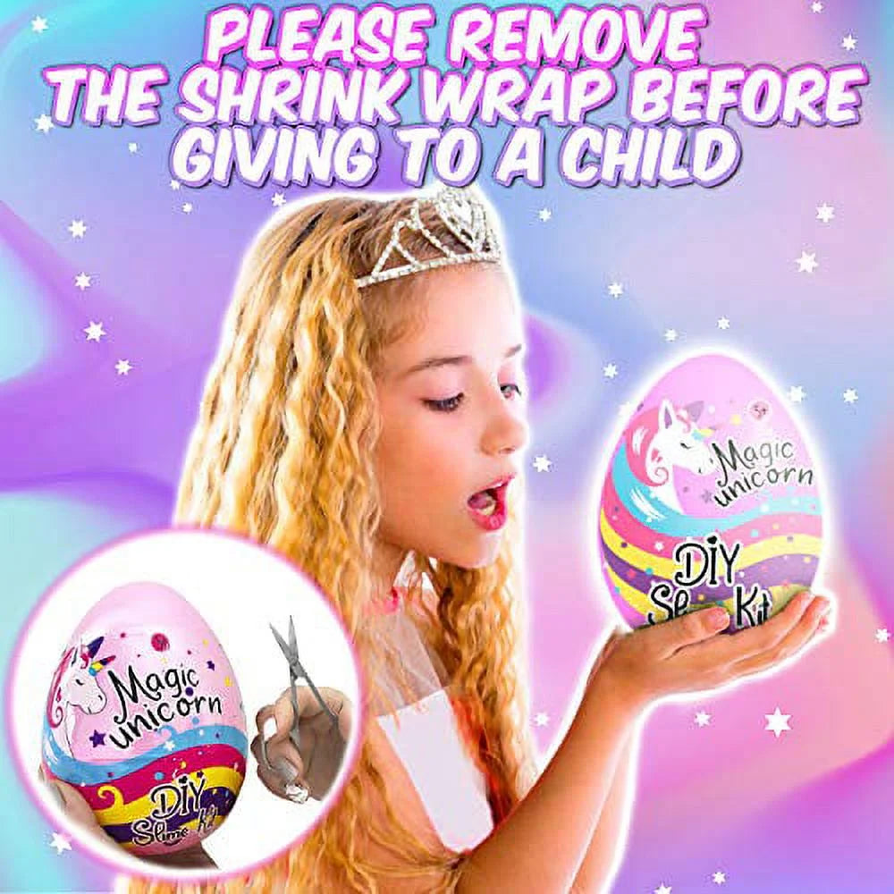 Unicorn Easter Egg DIY Slime Kit I551