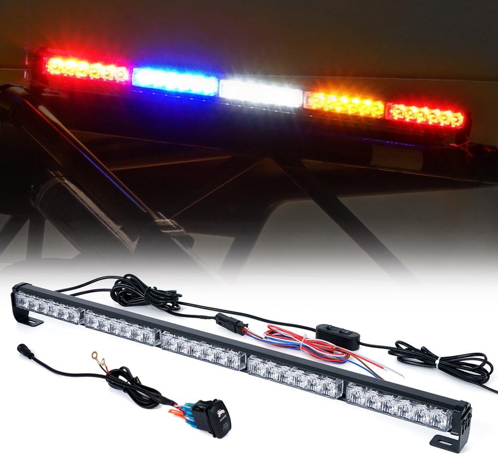 30 LED Chase Strobe Light Bar with Running, Brake, Reverse and Turn Signal Lights I520021