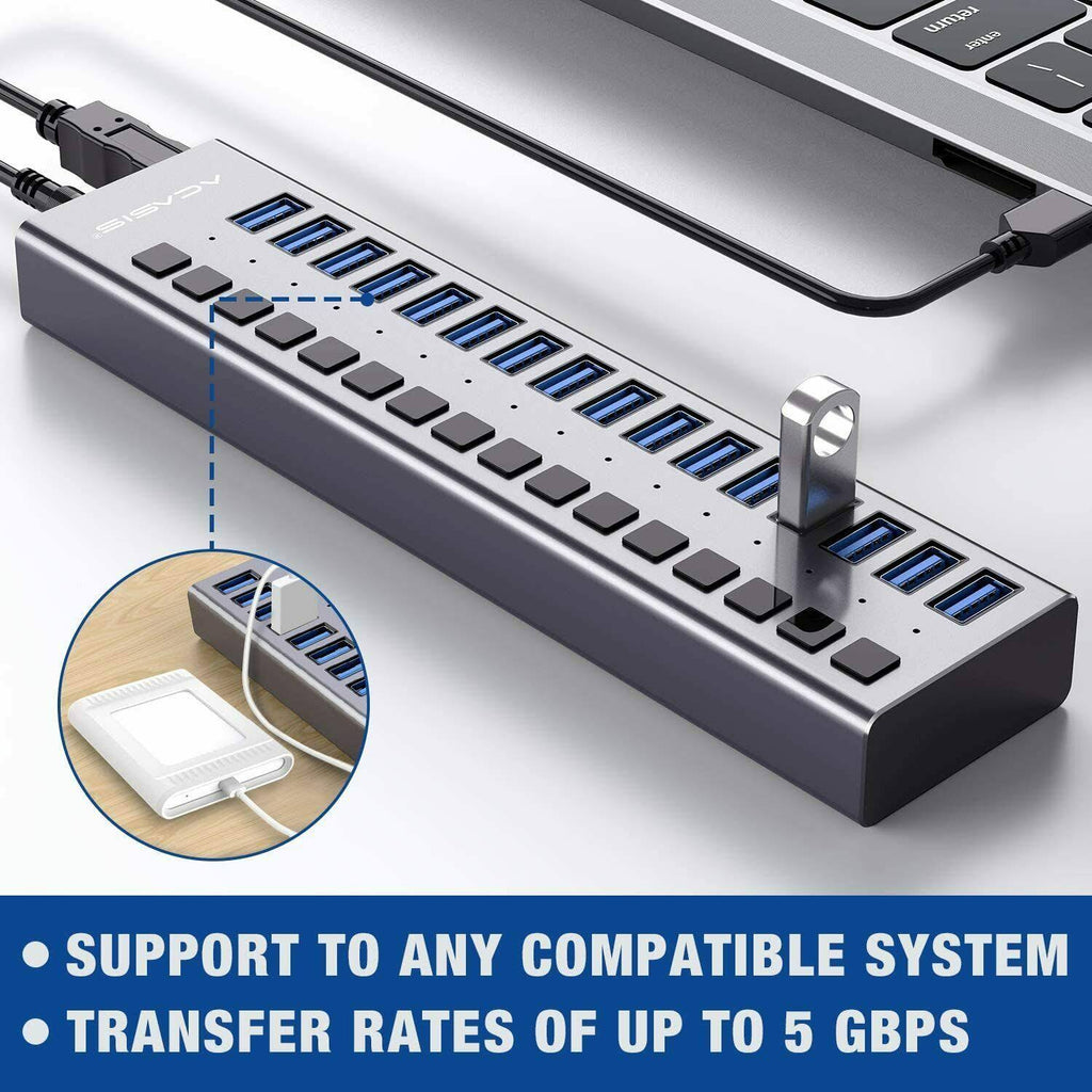 16 Ports 90W USB 3.0 Data Hub E321371