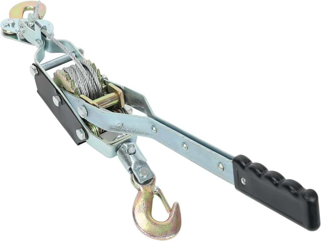 4 Ton Heavy Duty Steel Cable Ratchet Come Along Puller Tool, Pack of 2 K897