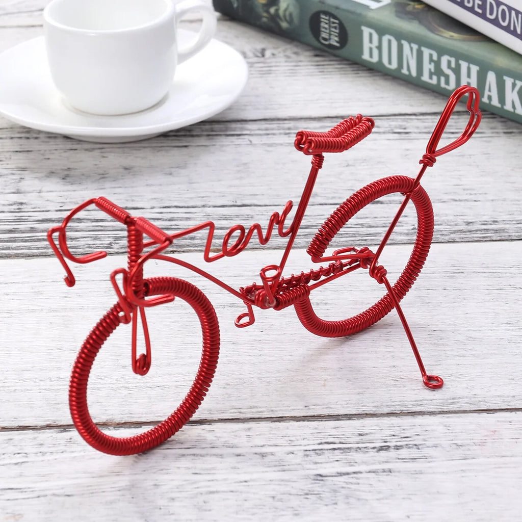 Red Metal Crafts Figurine Ornaments J64245