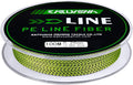 Braided Fishing Line 4 Strands 6Lb Test 109 Yards Pack of 2 T11606
