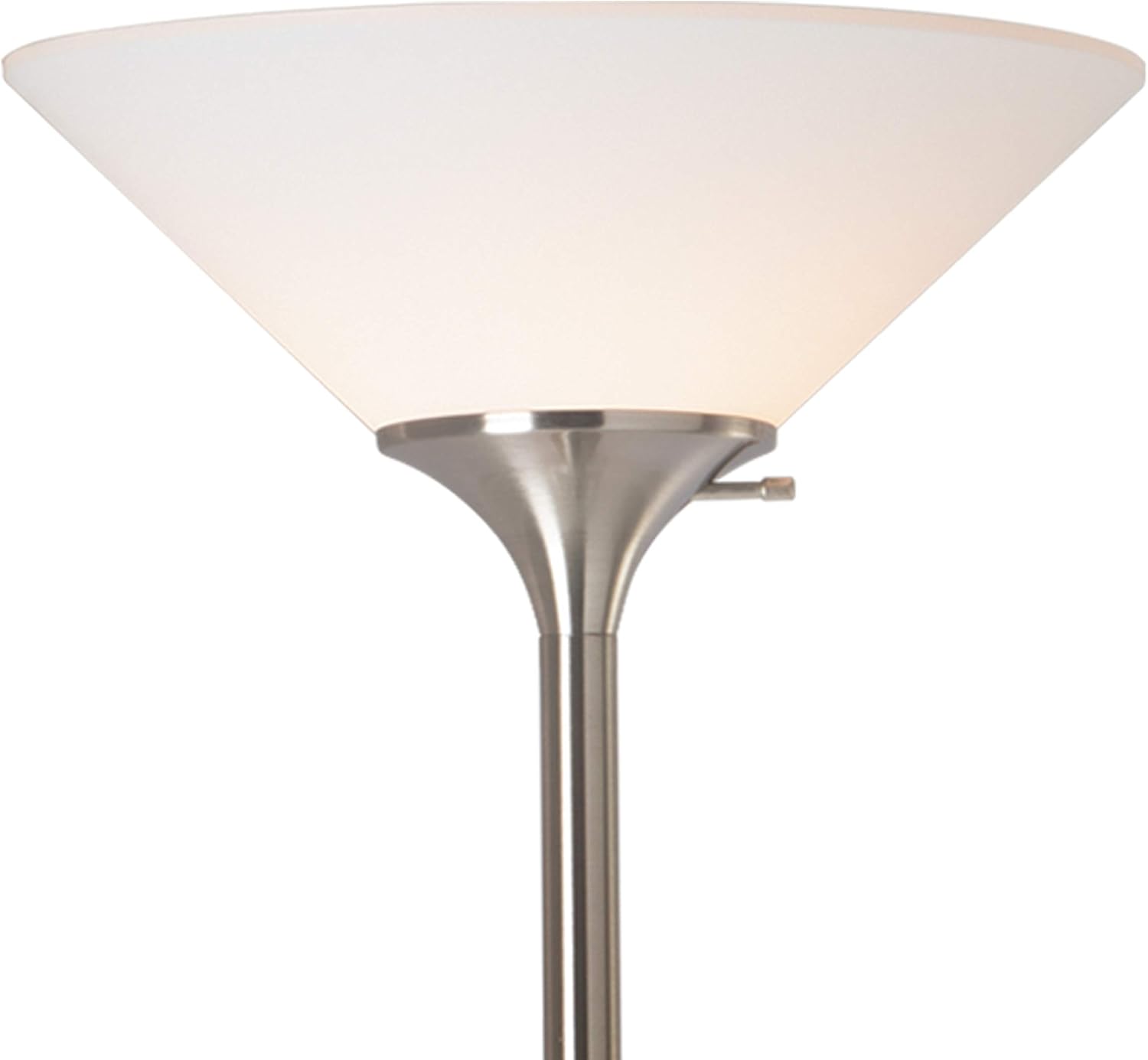 Brushed Steel Torchiere Lamp X54983