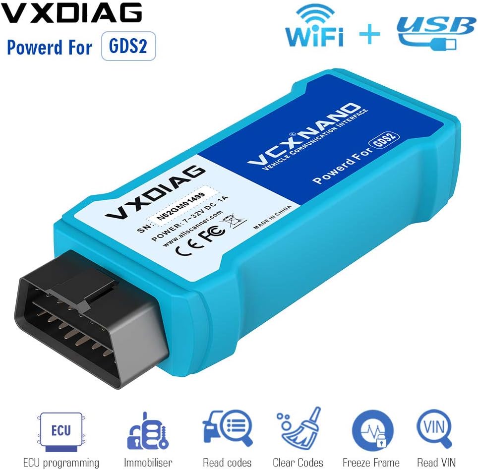 VCX Nano GDS2 and Tech2Win Diagnostic Programming System for GM/Opel WiFi Version V4148