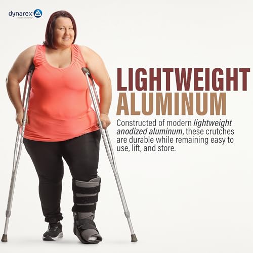 Bariatric Crutches - 5'10” to 6'6” - 1000 lb. Capacity, 1 Pair L3554