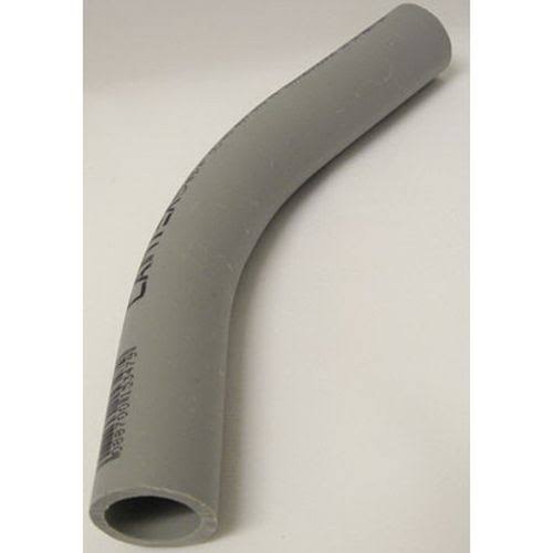 45 Degree ELBOW 6 inch Plain End PVC Gray Sch 80 C5857