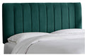 Blue Velvet Twin Headboard K640212