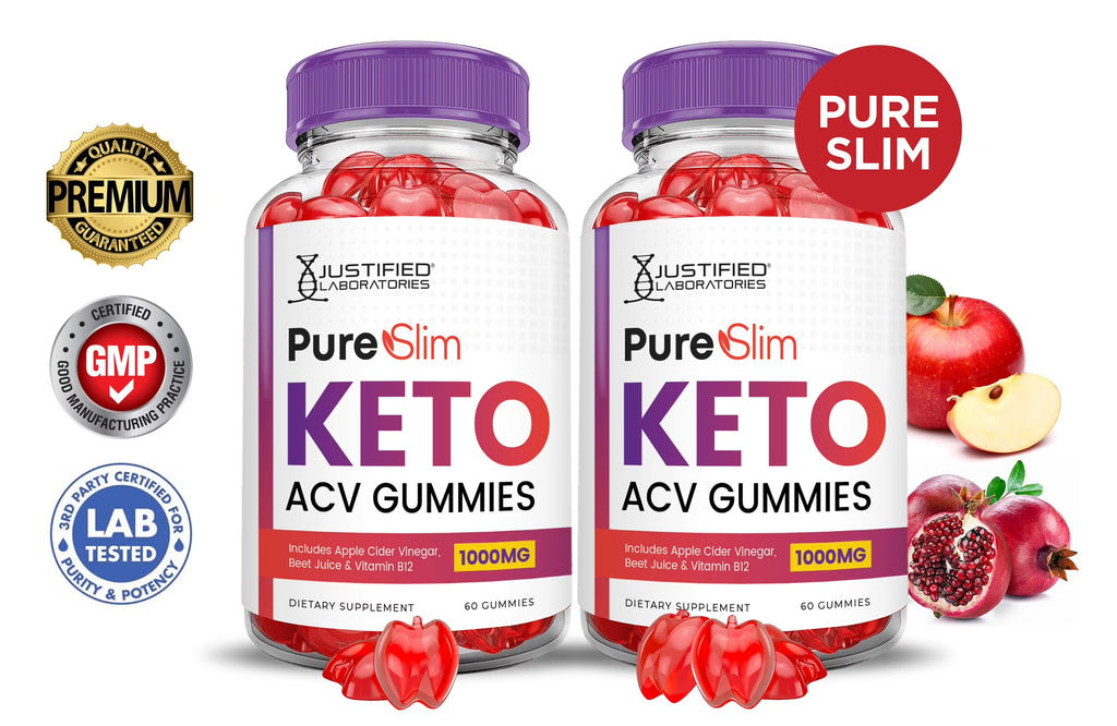 2 Pack Keto ACV Gummies 1000MG Dietary Supplement 120 Gummys Q1669