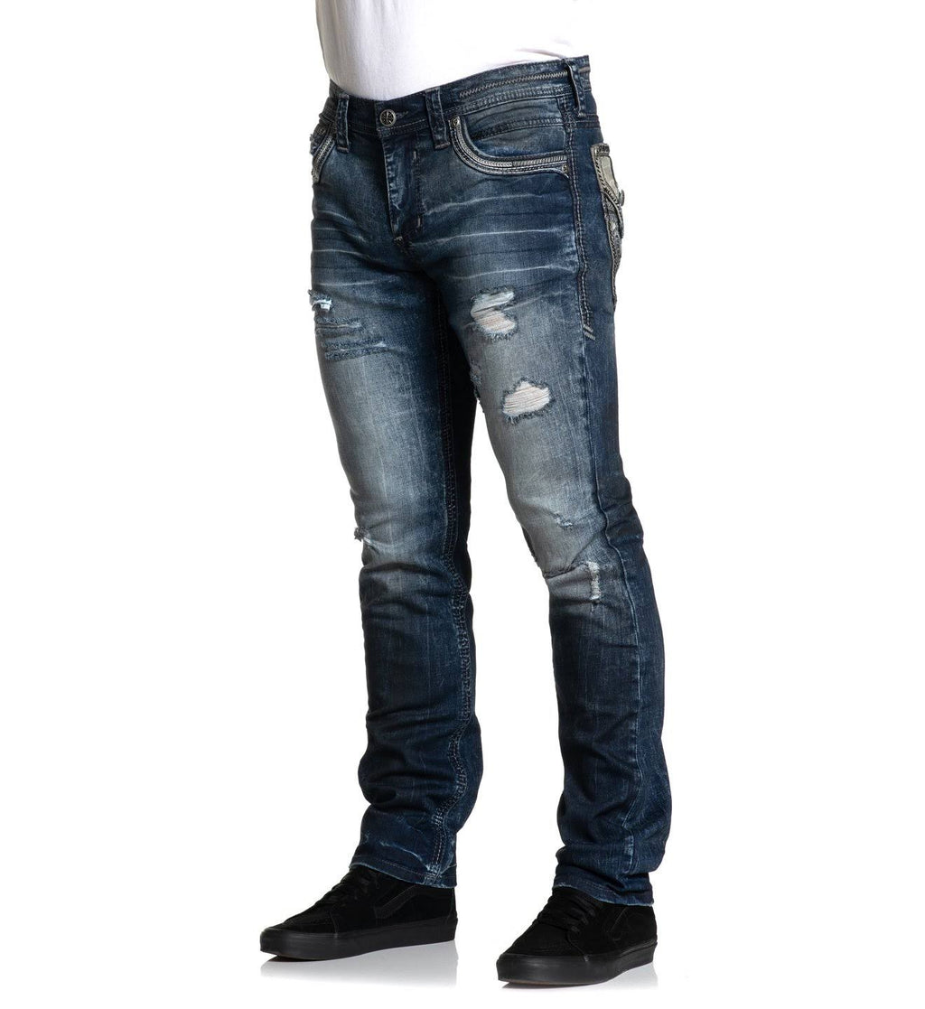 Blue Straight Stretch Jean A785444