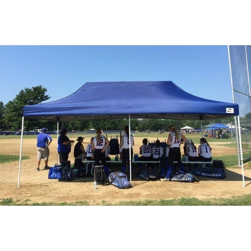 Red 10' x 20' Straight Leg Pop-Up Canopy C388556