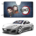 Demon Slayer Tanjiro Nezuko Foldable Reflective Sun Visor J25770