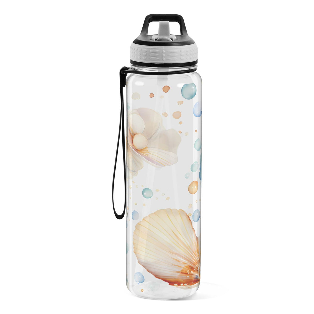 32oz Tritan Leakproof Clear Sports Water Bottle C67316