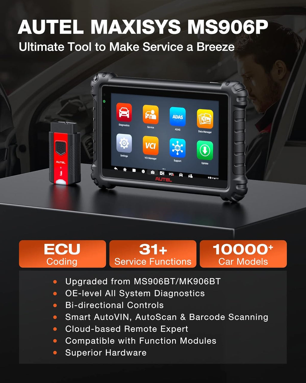 Diagnostic Scan Tool with Advanced ECU Coding U50791