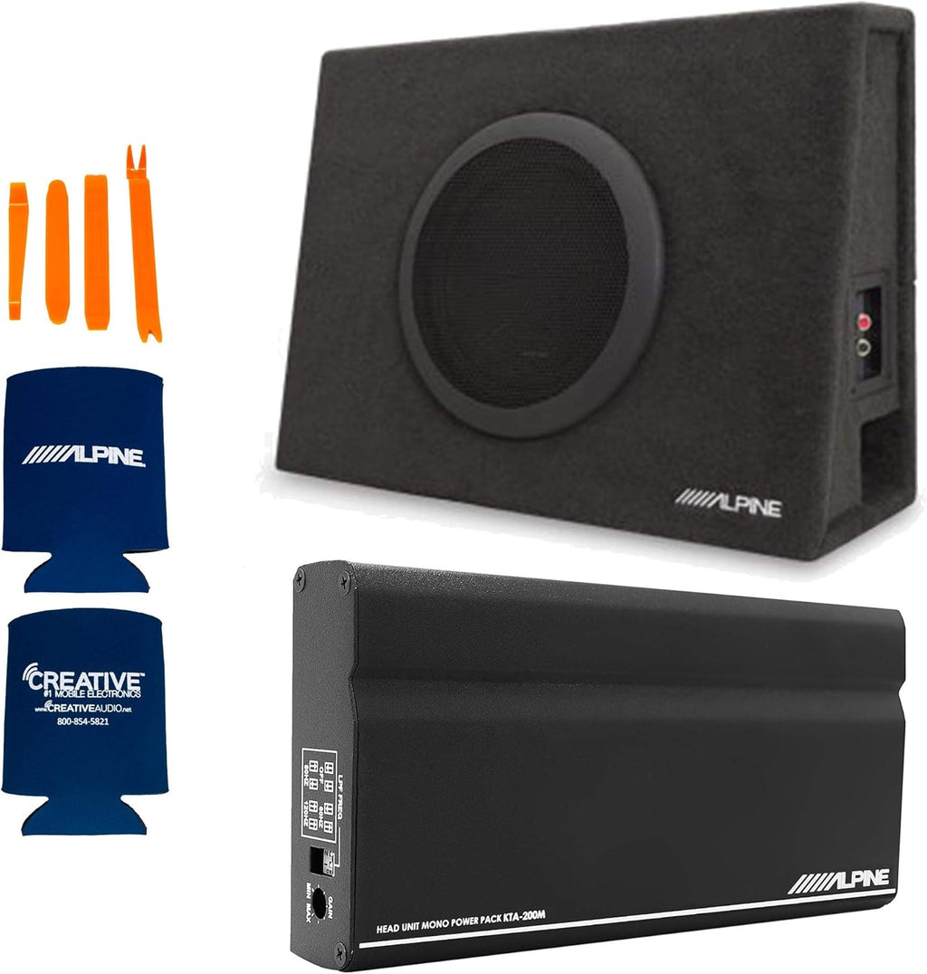 Mono Power Pack Amp with 10" Loaded Subwoofer Truck Enclosure A618459