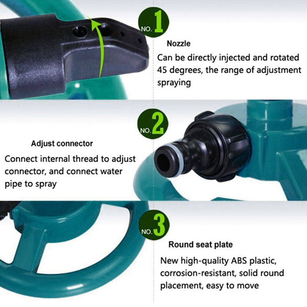 360° Water Sprinkler Irrigation Green K290626