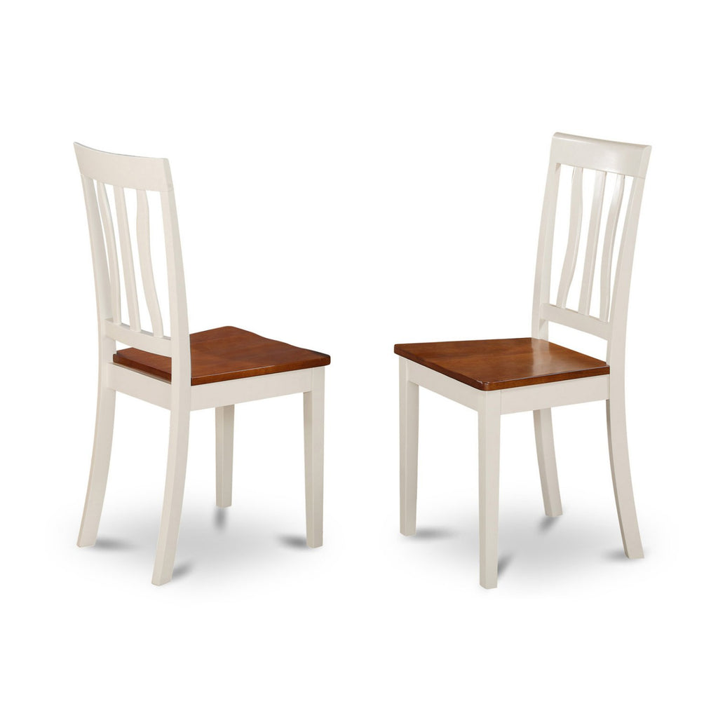 3-piece Dining Set with Wood Seat in Black/Cherry R9380