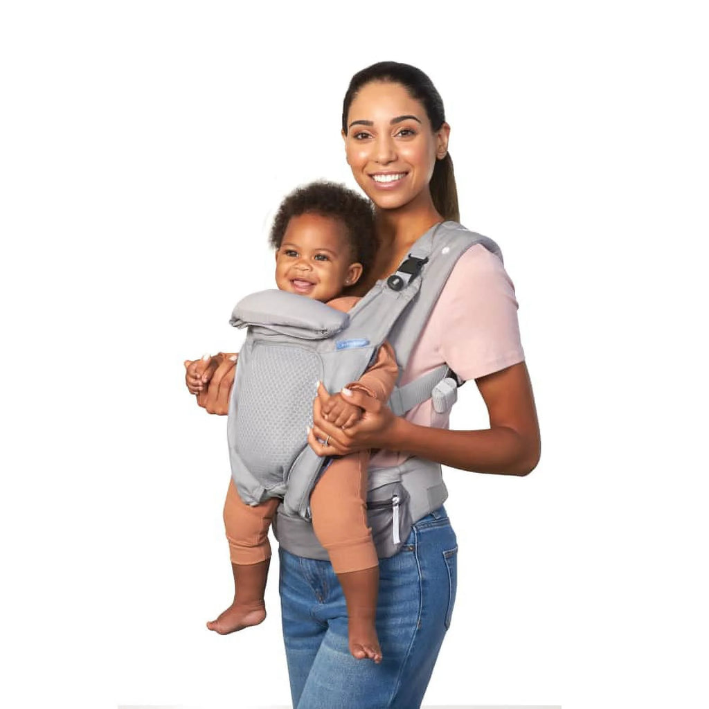 Gray 4-Position Ergonomic Baby Carrier H895088