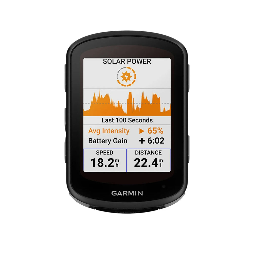Garmin Edge 840 Solar GPS Cycling Computer Bundle with Case and Carabiner W736858