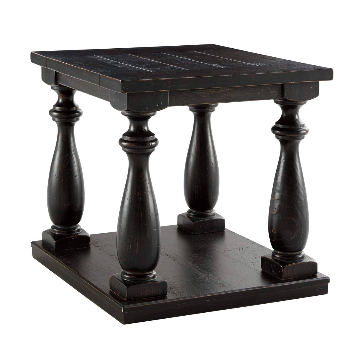 Black Rectangular End Table X2822