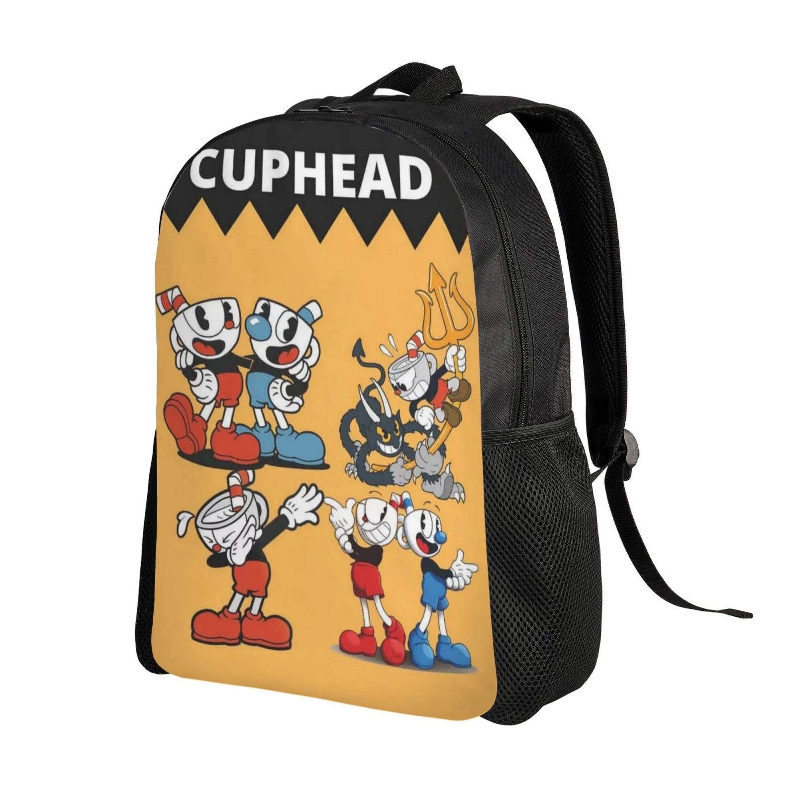 Cuphead Mugman Brothers Backpack Lightweight Daypack H7020