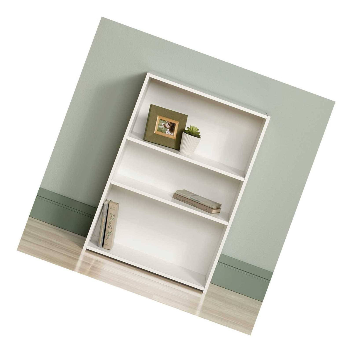 3-Shelf Bookcase, Soft White Finish X79062