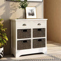 White Solid Wood Accent Cabinet P136124
