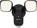 White 1080p Wi-Fi Floodlight Security Camera with Color Night Vision A874542