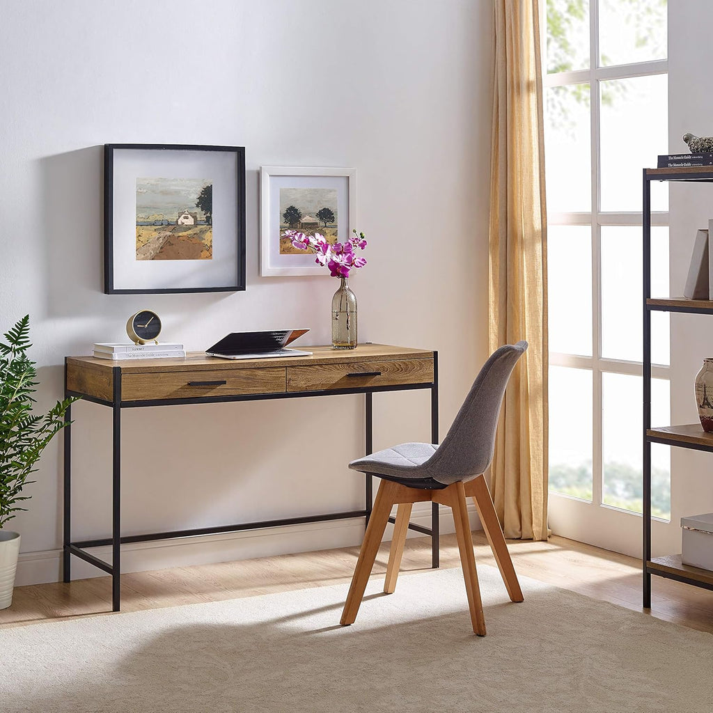Brown Mahogany Writing Desk with 2 Drawers G370293