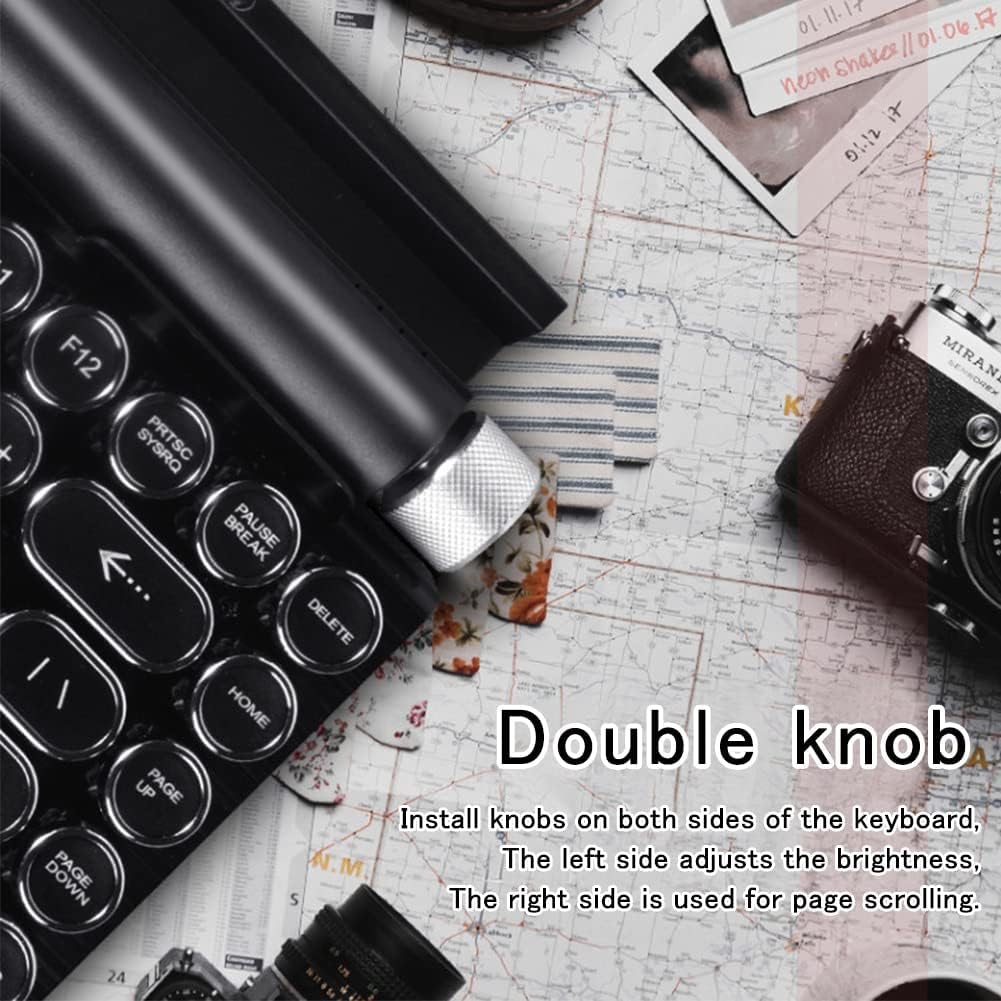 Black Wireless Bluetooth Mechanical Keyboard X2794