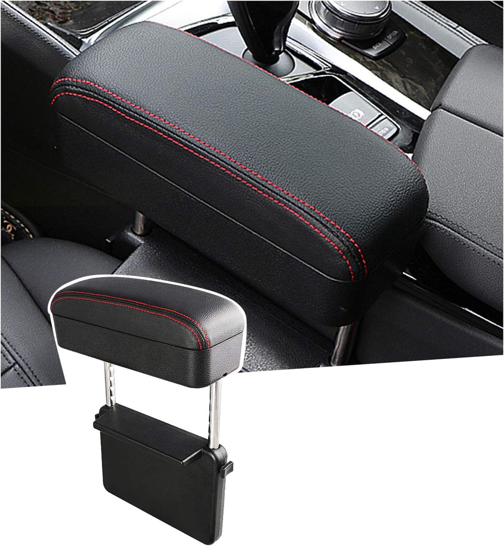 White Adjustable Car Armrest Pad Pack of 2 K793