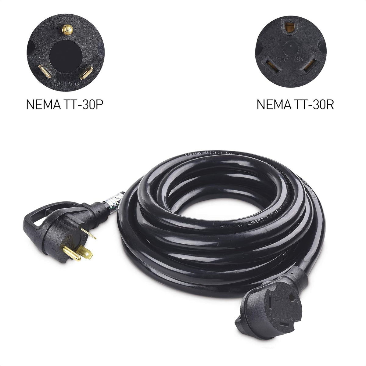 3 Prong 30 AMP RV Extension Cord 25 ft R9281