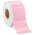 Pink Thermal Transfer Labels, 4 x 4 N512