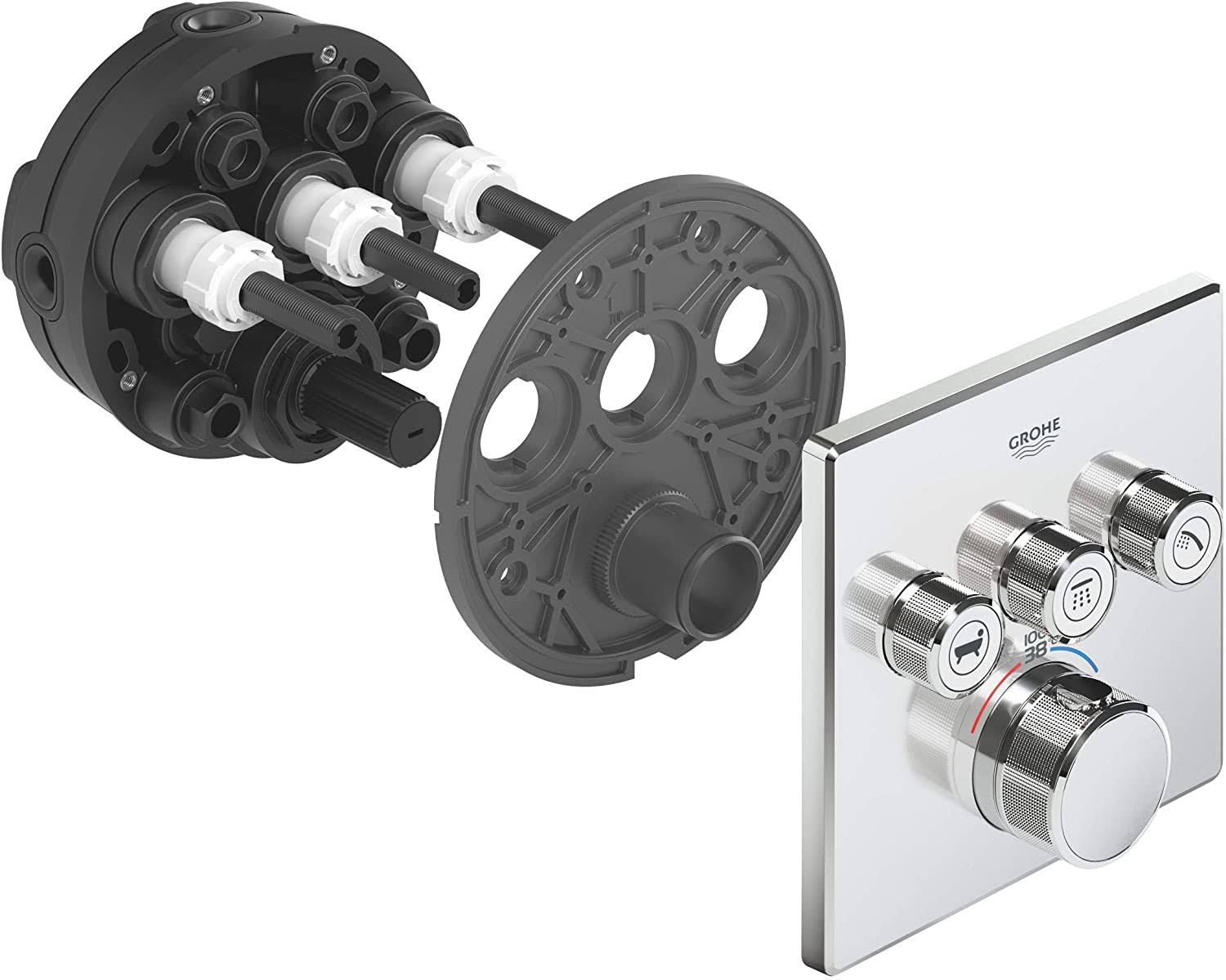 Starlight Chrome Thermostatic Trim with Control Module B40549