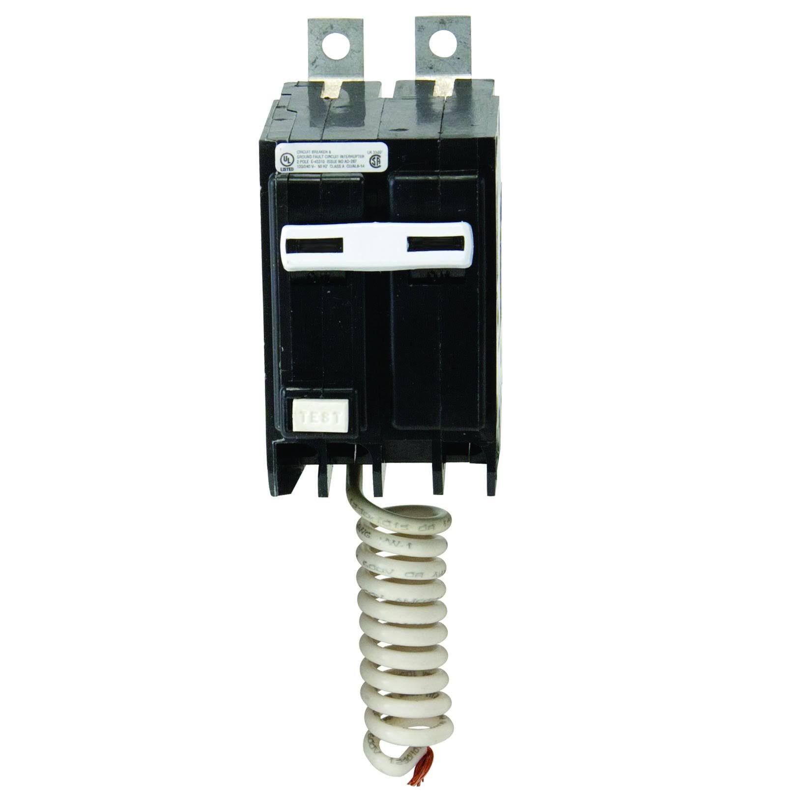2 Pole Ground Fault Circuit Breaker V92014