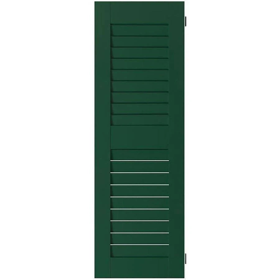 Sapele Mahogany Louvered Shutters Pair U795206