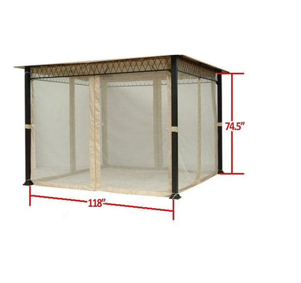 10x10 Gazebos Replacement Mosquito Netting Set J403501