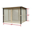 10x10 Gazebos Replacement Mosquito Netting Set J403501