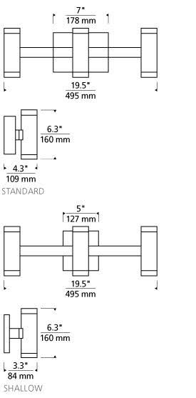 3-Light Bath Chrome F316206