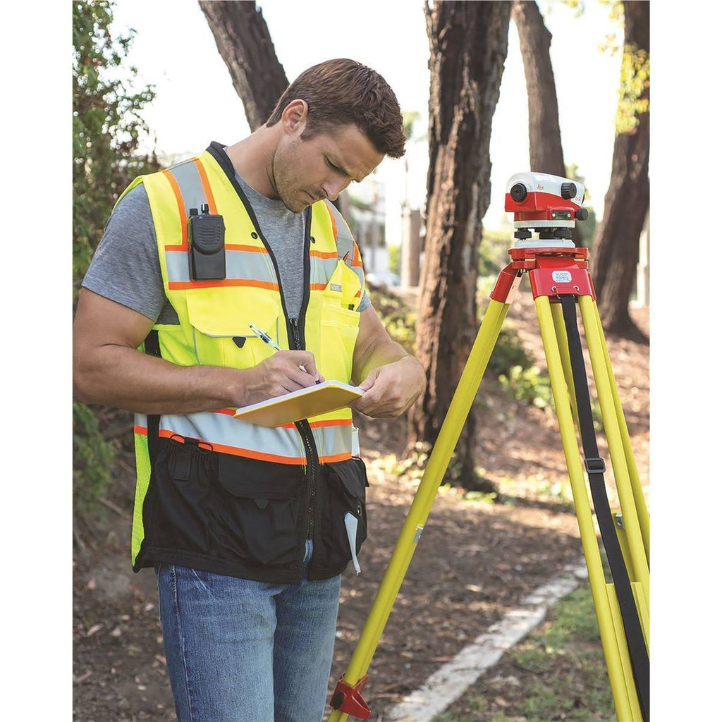 Fluorescent Red Surveyors Vest W61894