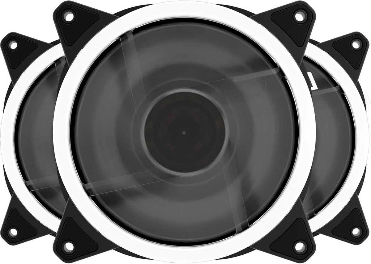 Red 120mm LED Silent Computer Case Fan 3 Pack E87202