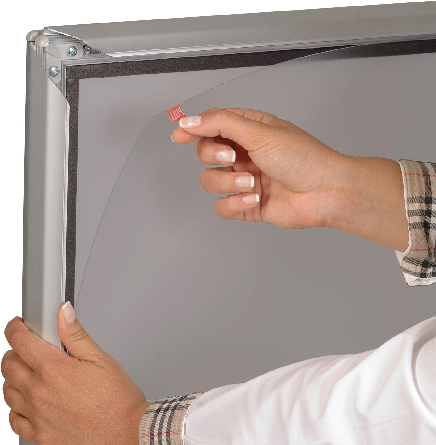 Silver Frame Weatherproof Outdoor Display for 22x28 Poster T759
