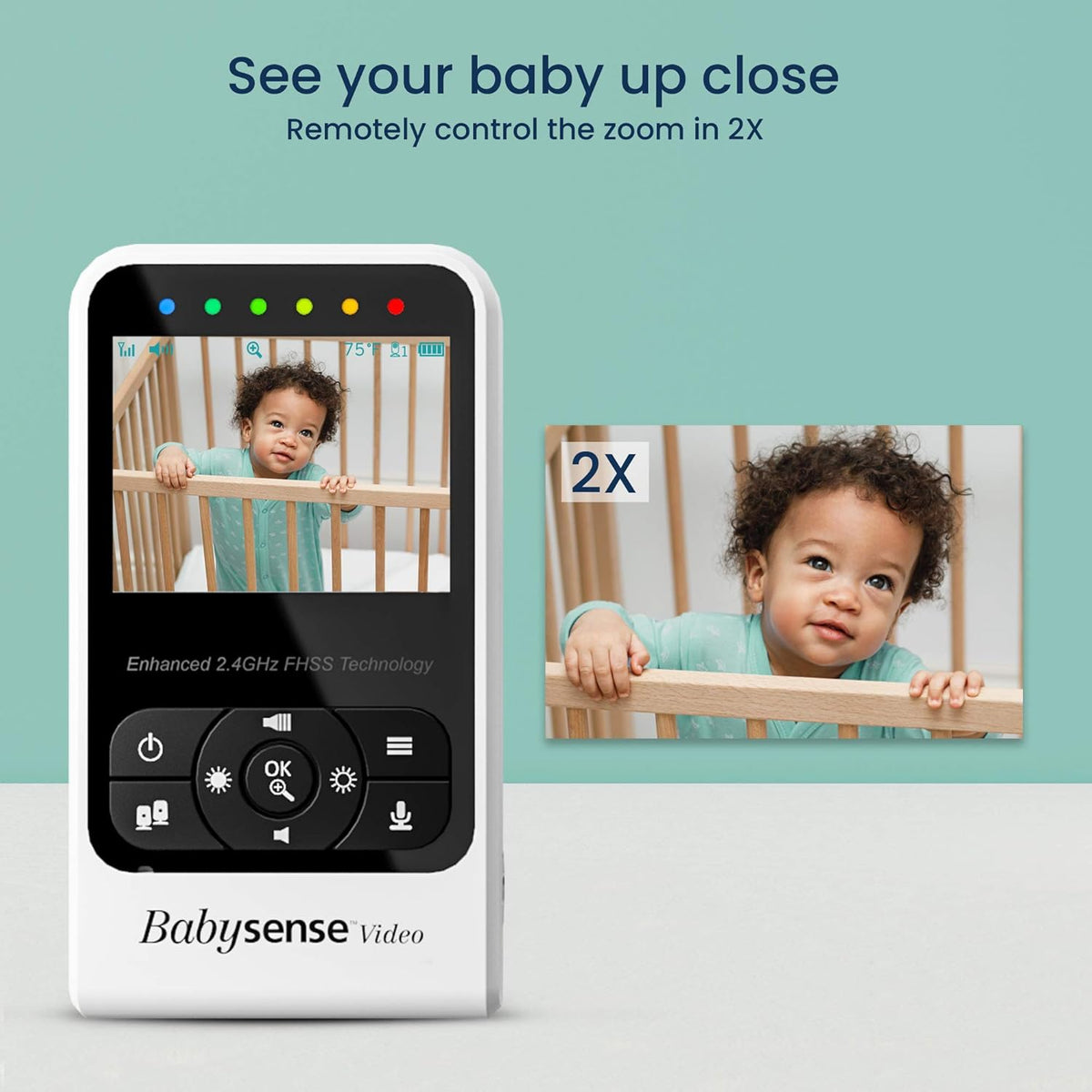 Video Baby Monitor with Camera and Infrared Night Vision E25755
