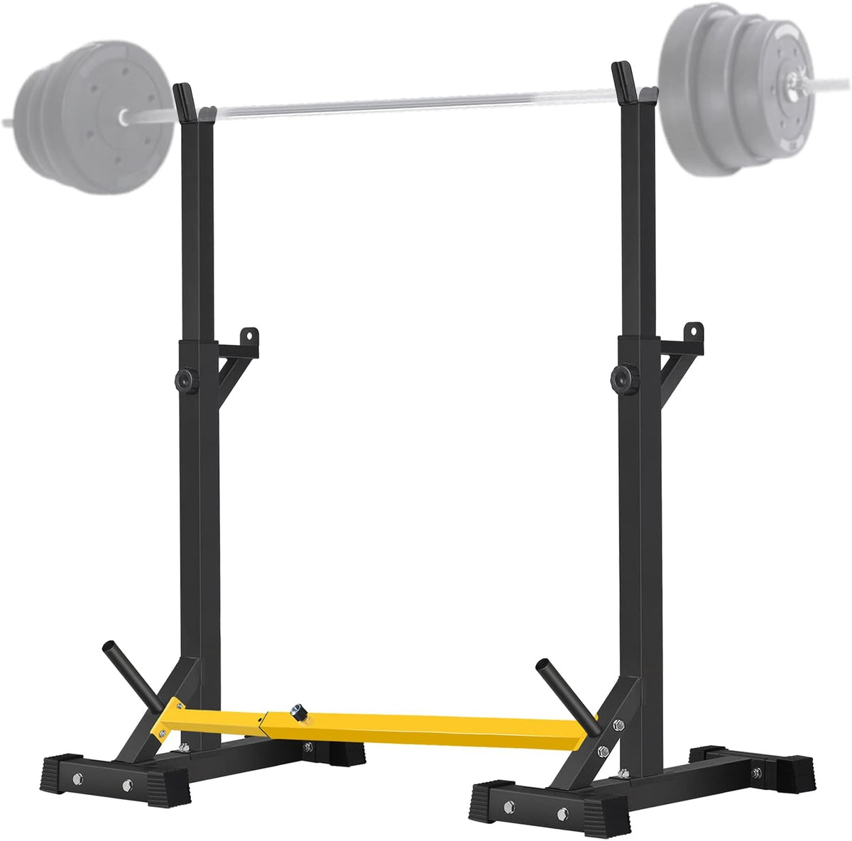 Adjustable Squat Rack Stand Barbell Rack Weight Lifting Gym Dumbbell Racks Home Gym Bench Press Rack 600Lbs S83485