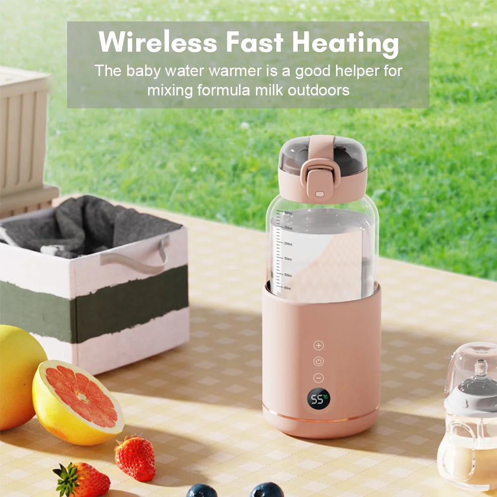 Instant Water Warmer Portable 300ml Wireless Electric Kettle S337661