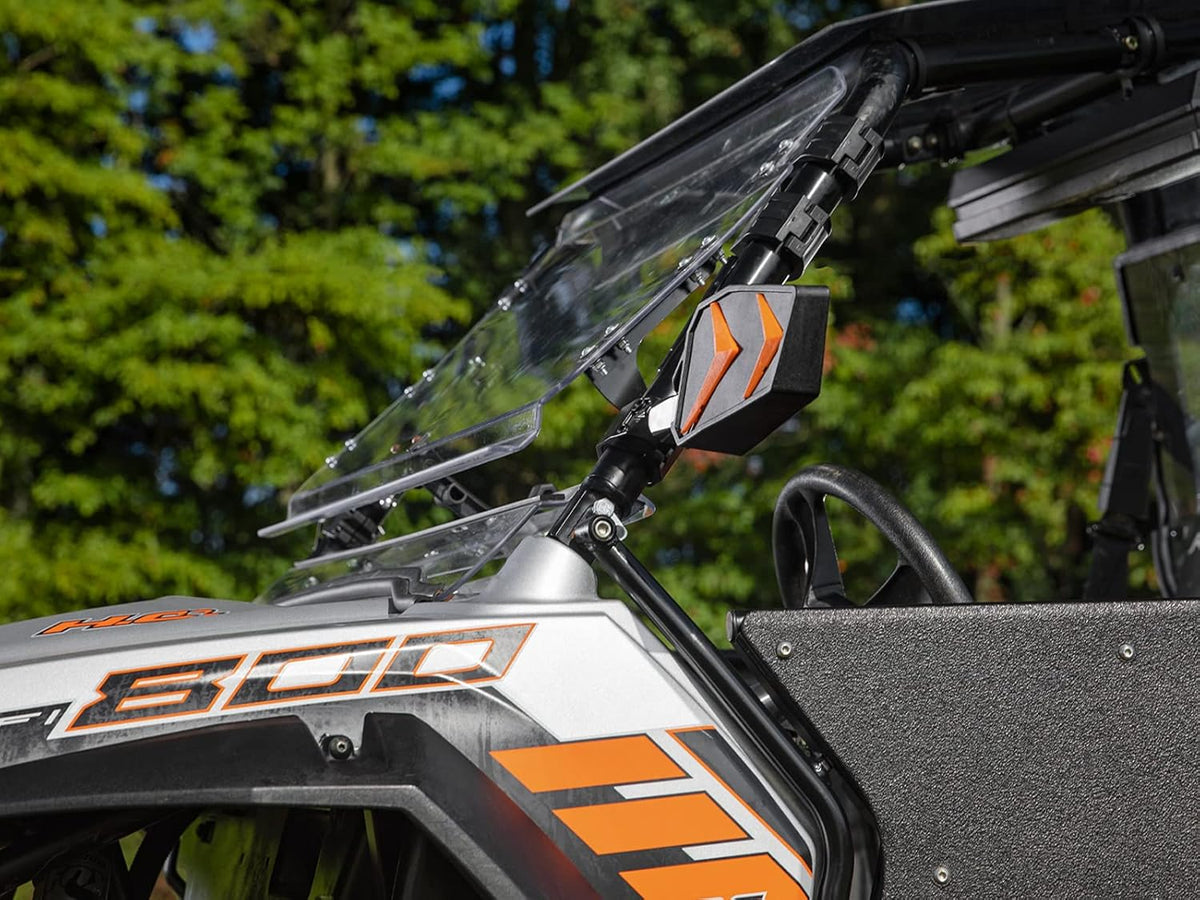 Scratch Resistant Flip Windshield, 1/4” Polycarbonate V7800