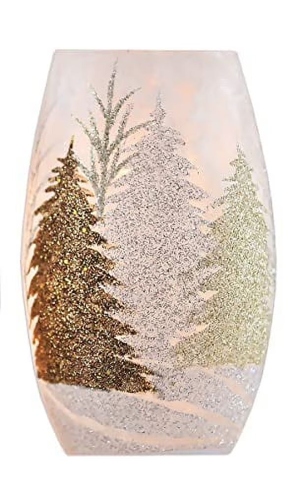 Frosted Glass Lighted Vase R1520
