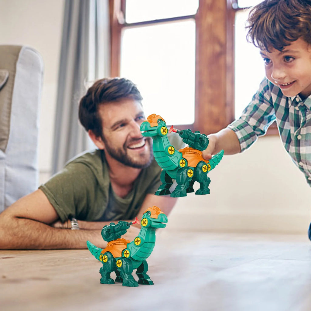 Large Disassembling Dinosaur Building Block Assembly Suit with Transmitter H248809