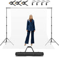 8.5 x 10 ft Heavy Duty Backdrop Stand with Carry Bag V16698