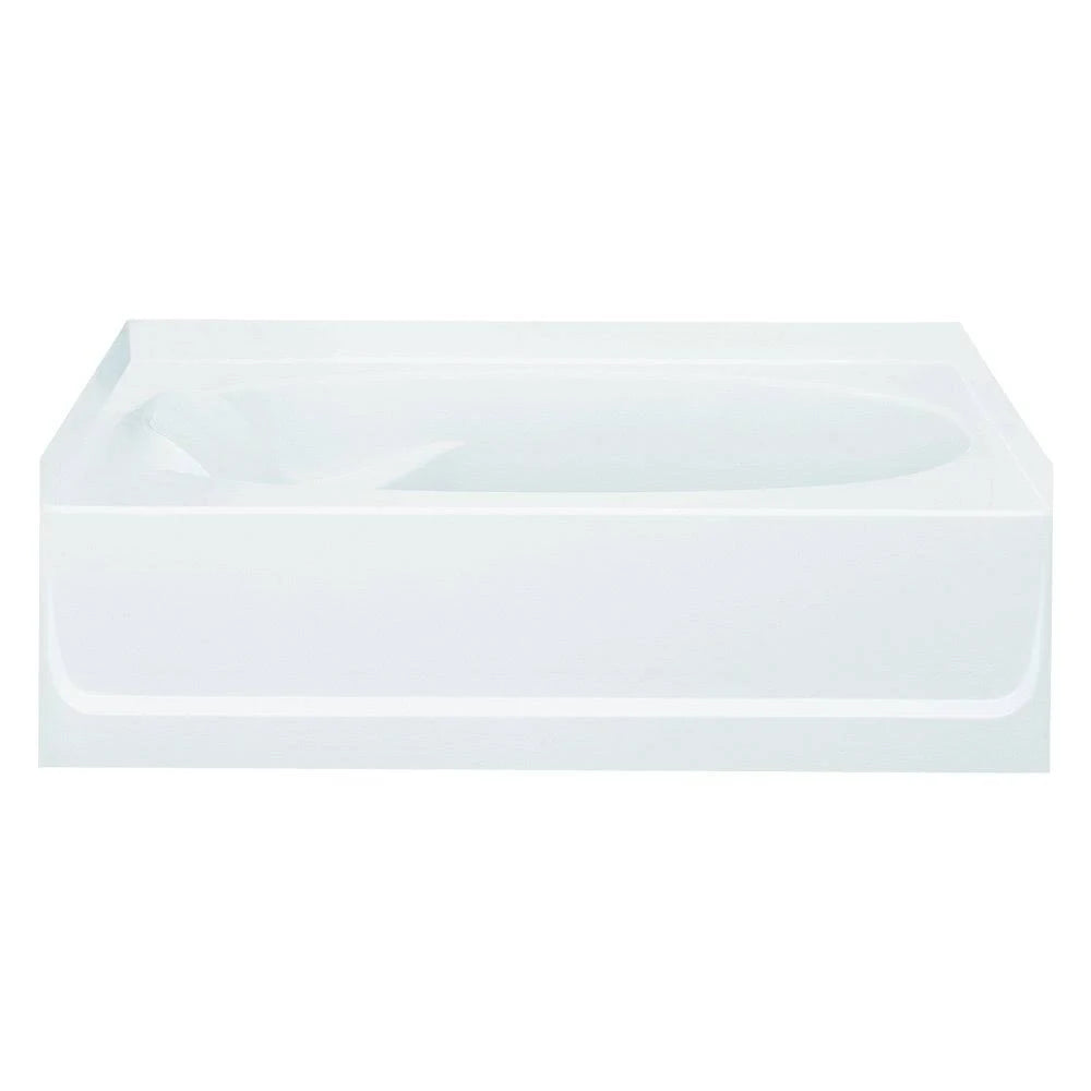 White Right-Hand Ensemble Bathtub G53246