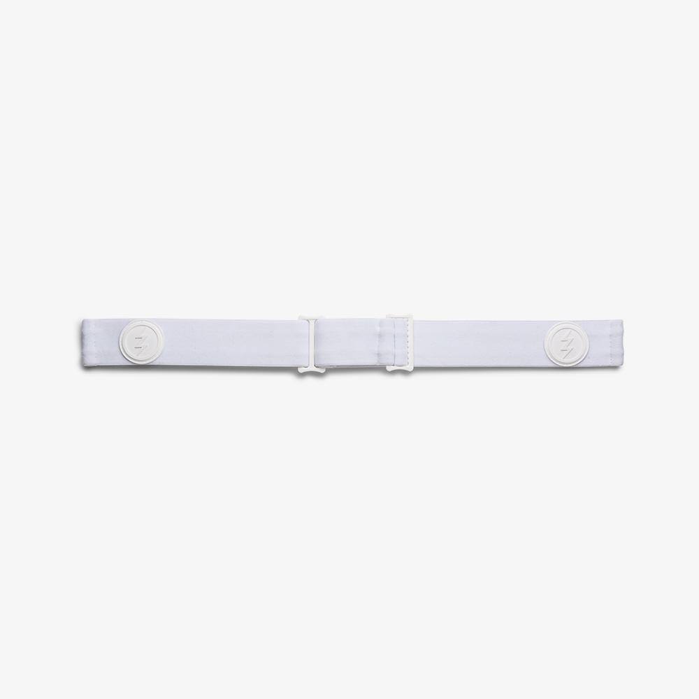 Matte White Pink Chrome Goggles Y48247